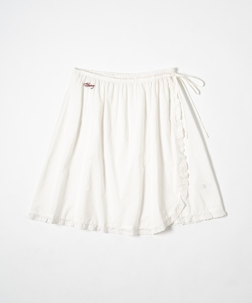 chernyy(チェルニー)の「Indian cotton wrapping apron skirt / インドコットンラッピングエプロンスカート(スカート・レディース・アイボリー・LARGE/MEDIUM/SMALL)」の11枚目の写真