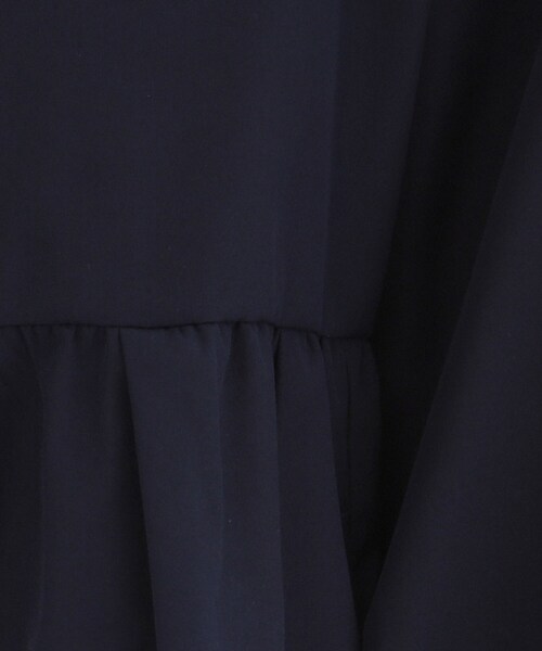 OPAQUE.CLIP（オペークドットクリップ）の「撥水ノーカラーペプラムブルゾン【洗濯機OK/抗ピル】（ブルゾン・レディース・オフホワイト/ネイビー/ライトベージュ・36/42/38/40）」の20枚目の写真