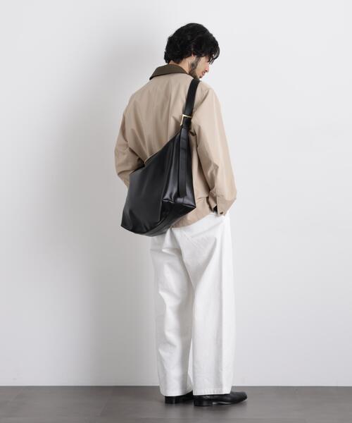 NANO universe（ナノユニバース）の「｢WARP PRINT｣ ライニング フェイクレザーショルダー（ショルダーバッグ・メンズ・ブラウン/ブラック・F）」の18枚目の写真