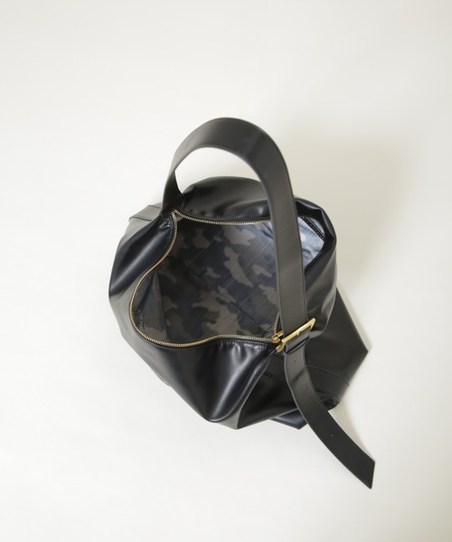 NANO universe（ナノユニバース）の「｢WARP PRINT｣ ライニング フェイクレザーショルダー（ショルダーバッグ・メンズ・ブラウン/ブラック・F）」の14枚目の写真