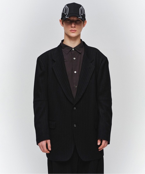 Jieda(ジエダ)の「DRAPING OVER TAIROLED JACKET(テーラードジャケット・メンズ・ブラウン/ブラック/グレー・2/1)」の11枚目の写真