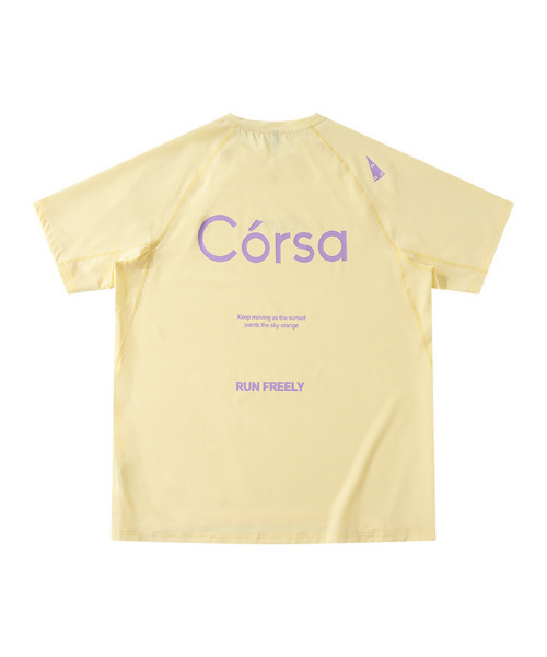 BUTTON SEOUL（ボタンソウル）の「コルサコットンスティッチラグランランニングショートスリーブ(5 COLORS)（Tシャツ/カットソー・メンズ・ブラック/グレー/イエロー/アイボリー/バーガンディー・MEDIUM/LARGE/X-LARGE）」の7枚目の写真