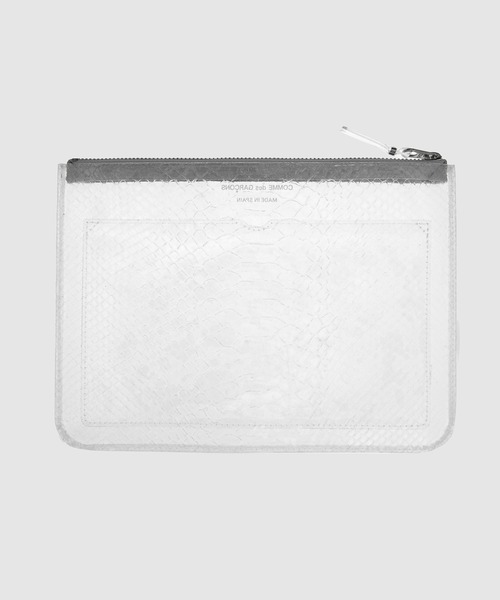 TRANSPARENT SNAKE】LARGE ZIP POUCH（財布）｜Wallet COMME des