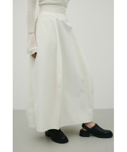 STYLEMIXER(スタイルミキサー)の「ヘムバルーンスカート(スカート・レディース・ブラック/ホワイト/ベージュ・SMALL/MEDIUM)」の9枚目の写真
