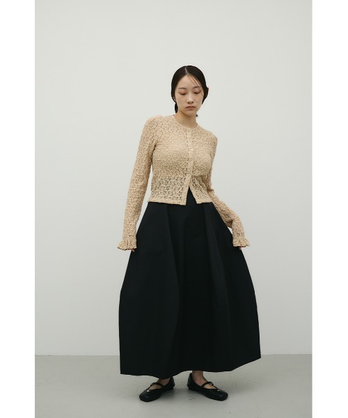 STYLEMIXER(スタイルミキサー)の「ヘムバルーンスカート(スカート・レディース・ブラック/ホワイト/ベージュ・SMALL/MEDIUM)」の20枚目の写真