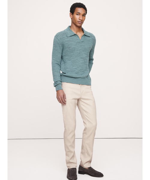 Banana Republic（バナナリパブリック）の「SLIM LINEN TRAVELER PANT（その他パンツ・メンズ・インディゴブルー/ライトベージュ/ピンク/ブラウン/ベージュ/ホワイト・31W 30L/30W 30L/29W 30L/34W 30L/33W 30L/28W 30L/32W 30L）」の5枚目の写真