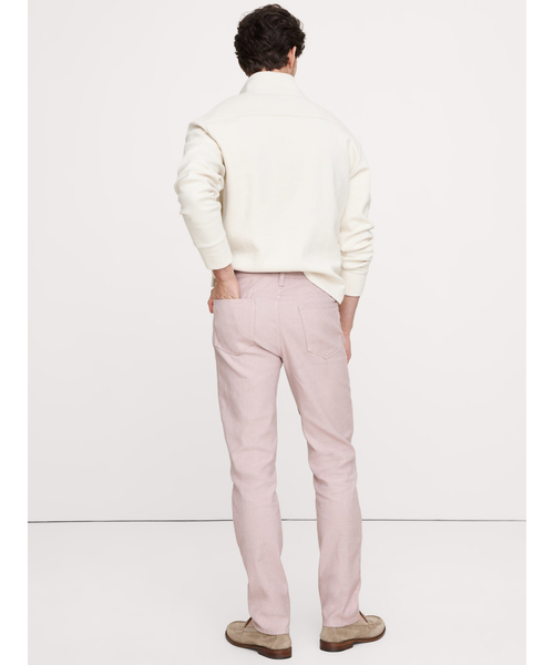Banana Republic（バナナリパブリック）の「SLIM LINEN TRAVELER PANT（その他パンツ・メンズ・インディゴブルー/ライトベージュ/ピンク/ブラウン/ベージュ/ホワイト・31W 30L/30W 30L/29W 30L/34W 30L/33W 30L/28W 30L/32W 30L）」の7枚目の写真