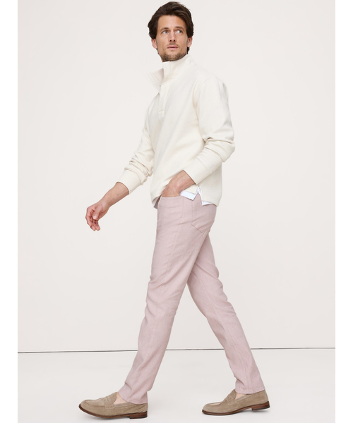 Banana Republic（バナナリパブリック）の「SLIM LINEN TRAVELER PANT（その他パンツ・メンズ・インディゴブルー/ライトベージュ/ピンク/ブラウン/ベージュ/ホワイト・31W 30L/30W 30L/29W 30L/34W 30L/33W 30L/28W 30L/32W 30L）」の15枚目の写真