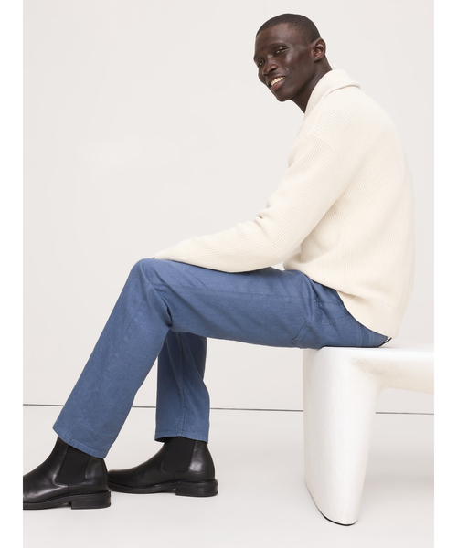 Banana Republic（バナナリパブリック）の「SLIM LINEN TRAVELER PANT（その他パンツ・メンズ・インディゴブルー/ライトベージュ/ピンク/ブラウン/ベージュ/ホワイト・31W 30L/30W 30L/29W 30L/34W 30L/33W 30L/28W 30L/32W 30L）」の16枚目の写真