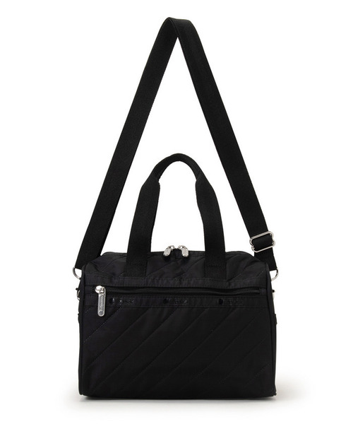 LeSportsac(レスポートサック)の「EVERYDAY SM SATCHEL ラインデボスブラック(ショルダーバッグ・レディース・ブラック・FREE)」の7枚目の写真