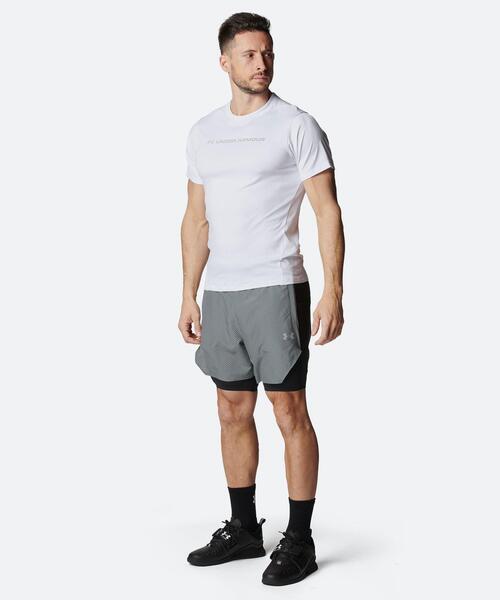 UNDER ARMOUR(アンダーアーマー)の「UAハイブリッド トレイン エリート ショーツ(トレーニング/メンズ)(その他パンツ・メンズ・イエロー系・2XL/XL/S/M/L)」の3枚目の写真