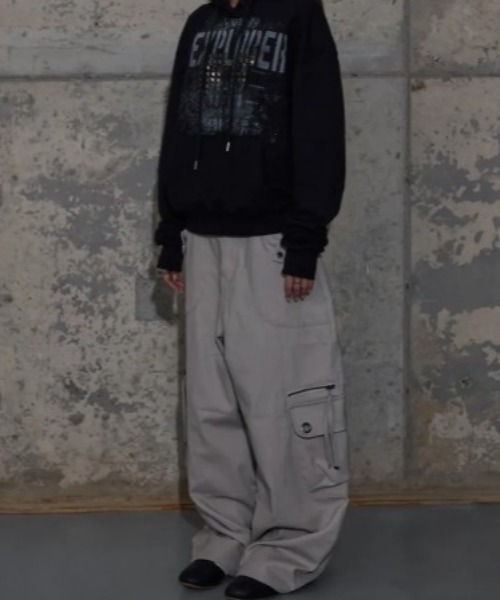 FANCY CLUB(ファンシークラブ)の「◇FANCYCLUB◇ブランド直輸入正規品/クロス ポケット カーゴ パンツ CROSS POCKET CARGO PANTS(カーゴパンツ・レディース・ライトカーキ/ブラック/ピンクベージュ・M/S)」の7枚目の写真