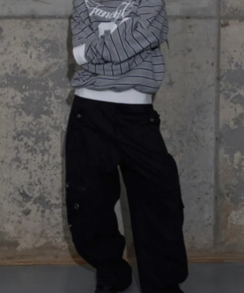FANCY CLUB(ファンシークラブ)の「◇FANCYCLUB◇ブランド直輸入正規品/クロス ポケット カーゴ パンツ CROSS POCKET CARGO PANTS(カーゴパンツ・レディース・ライトカーキ/ブラック/ピンクベージュ・M/S)」の11枚目の写真