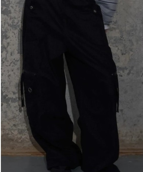 FANCY CLUB(ファンシークラブ)の「◇FANCYCLUB◇ブランド直輸入正規品/クロス ポケット カーゴ パンツ CROSS POCKET CARGO PANTS(カーゴパンツ・レディース・ライトカーキ/ブラック/ピンクベージュ・M/S)」の12枚目の写真