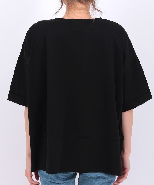 チチカカ(チチカカ)の「Orale! アレブリヘ刺繍ワイドTシャツ(Tシャツ/カットソー・レディース・ピンク/ブラック/ブルー・FREE)」の10枚目の写真