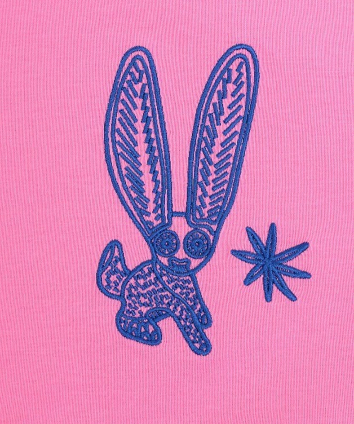 チチカカ(チチカカ)の「Orale! アレブリヘ刺繍ワイドTシャツ(Tシャツ/カットソー・レディース・ピンク/ブラック/ブルー・FREE)」の16枚目の写真