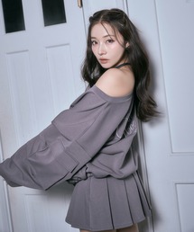 ANDGEEBEE | ワンショルジッププルオーバー(パーカー)