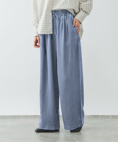 GLOBAL WORK（グローバルワーク）の「エアリーリラックスデニムイージーパンツ/645430（デニムパンツ・レディース・ブラック系その他/ブルー系その他4・MEDIUM/LARGE/SMALL）」の11枚目の写真