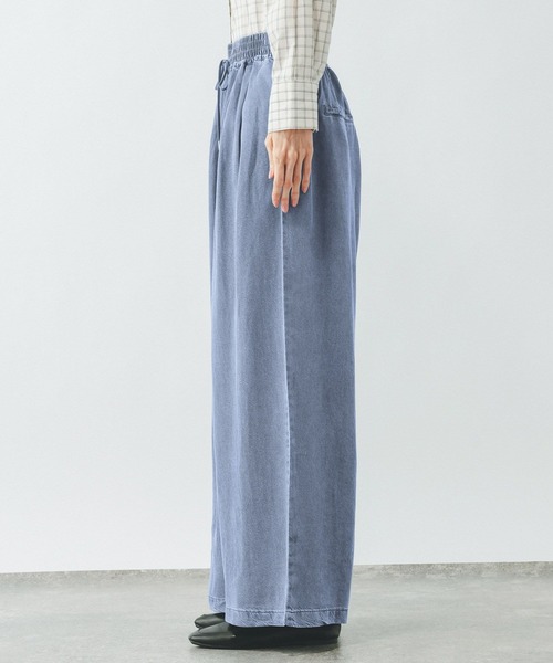 GLOBAL WORK（グローバルワーク）の「エアリーリラックスデニムイージーパンツ/645430（デニムパンツ・レディース・ブラック系その他/ブルー系その他4・MEDIUM/LARGE/SMALL）」の13枚目の写真