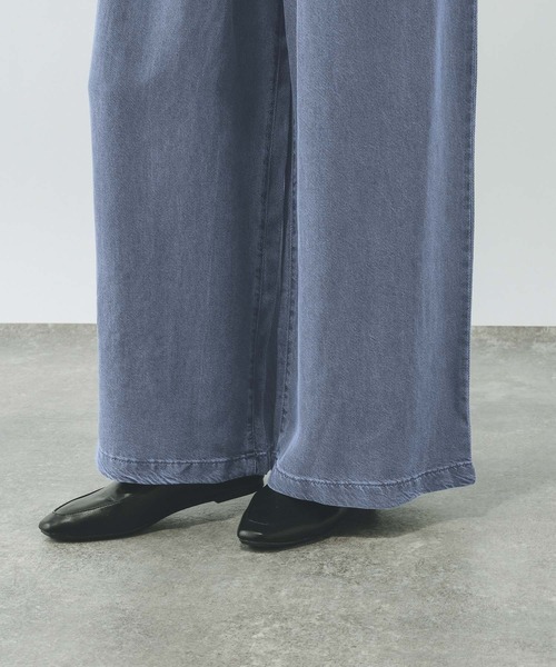 GLOBAL WORK（グローバルワーク）の「エアリーリラックスデニムイージーパンツ/645430（デニムパンツ・レディース・ブラック系その他/ブルー系その他4・MEDIUM/LARGE/SMALL）」の18枚目の写真