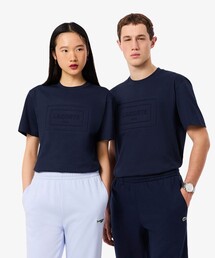 LACOSTE(���R�X�e)�̃G���{�X�p�� �{�b�N�X���S �N���[�l�b�NT�V���c(T�V���c/�J�b�g�\�[)