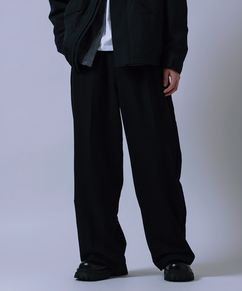 improves(インプローブス)の「ワンタック ワイド ストレート パンツ(その他パンツ・メンズ・ブラック系/ブラック/インディゴブルー/ブラウン・LARGE/MEDIUM)」の11枚目の写真
