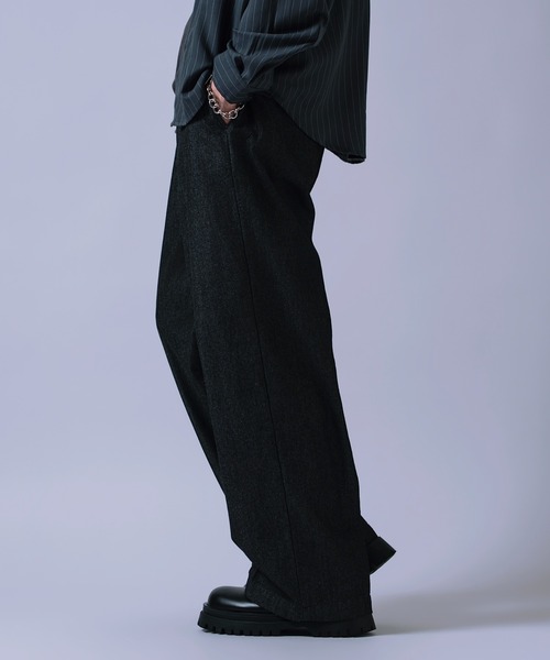 improves(インプローブス)の「ワンタック ワイド ストレート パンツ(その他パンツ・メンズ・ブラック系/ブラック/インディゴブルー/ブラウン・LARGE/MEDIUM)」の16枚目の写真