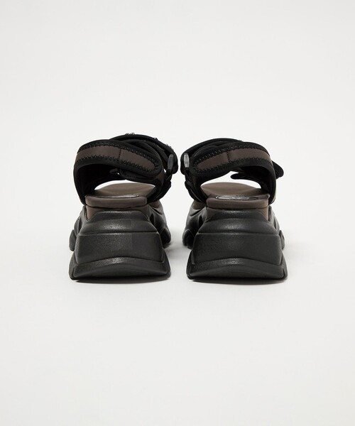 SY UNITED ARROWS(シーユナイテッドアローズ)の「<SY> ネオプレーンビジュー サンダル75(サンダル・レディース・ダークブラウン/ライトグレー/ブラック・L/M/S)」の7枚目の写真