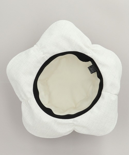 CA4LA（カシラ）の「HK CRUSH SHIRRING HAT（ハット・レディース・チャコールグレー/ホワイト・ONESIZE）」の6枚目の写真