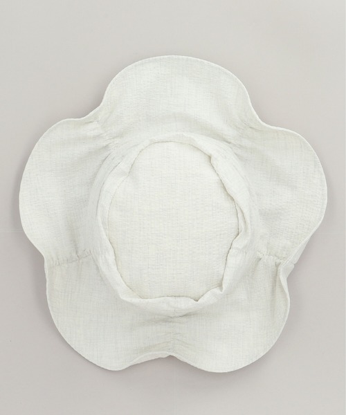 CA4LA（カシラ）の「HK CRUSH SHIRRING HAT（ハット・レディース・チャコールグレー/ホワイト・ONESIZE）」の8枚目の写真