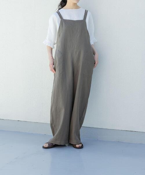 【美品✨人気】かぐれ　コットン　サロペット　オーバーオール リネンサロペット（サロペット/オーバーオール）｜かぐれ（カグレ）の