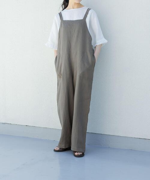 リネンサロペット（その他パンツ）｜かぐれ（カグレ）のファッション