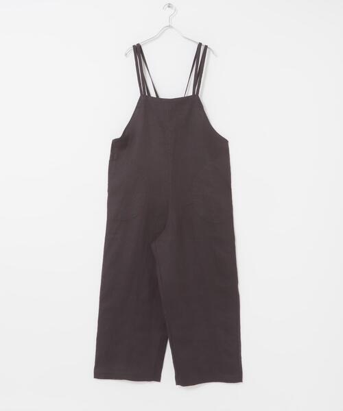 かぐれ（カグレ）の「リネンサロペット（その他パンツ・レディース・チャコールグレー/グレー系その他/ブラック・FREE）」の18枚目の写真