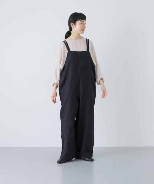 かぐれ（カグレ）の「リネンサロペット（その他パンツ・レディース・チャコールグレー/グレー系その他/ブラック・FREE）」の14枚目の写真