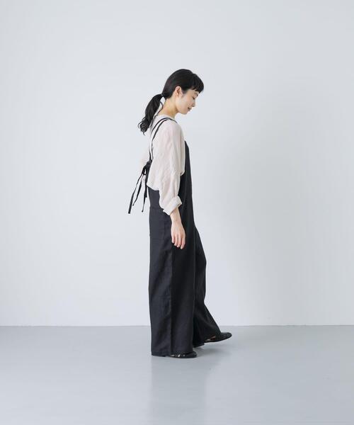 かぐれ（カグレ）の「リネンサロペット（その他パンツ・レディース・チャコールグレー/グレー系その他/ブラック・FREE）」の12枚目の写真