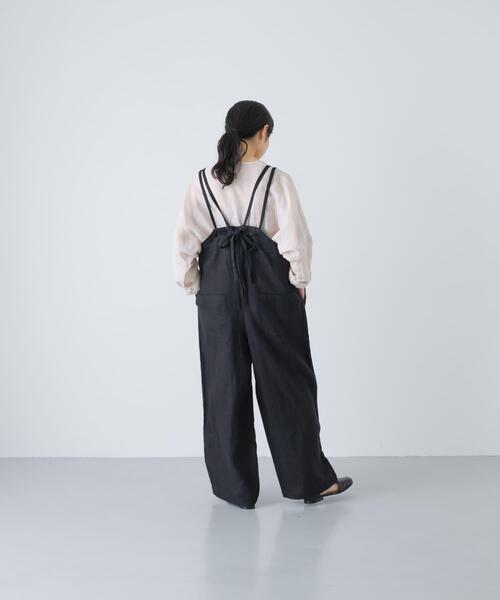 かぐれ（カグレ）の「リネンサロペット（その他パンツ・レディース・チャコールグレー/グレー系その他/ブラック・FREE）」の10枚目の写真