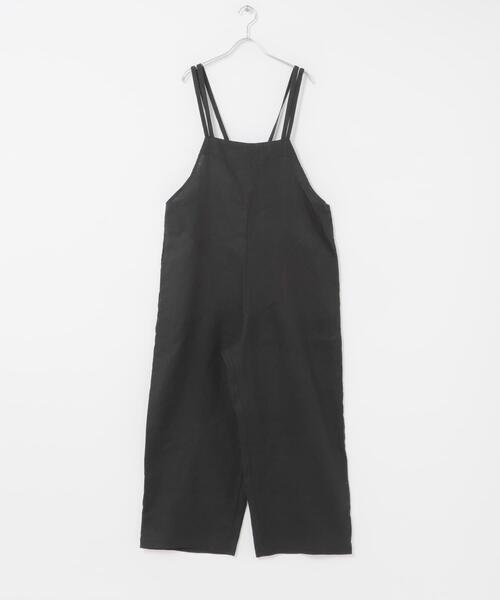 かぐれ（カグレ）の「リネンサロペット（その他パンツ・レディース・チャコールグレー/グレー系その他/ブラック・FREE）」の9枚目の写真