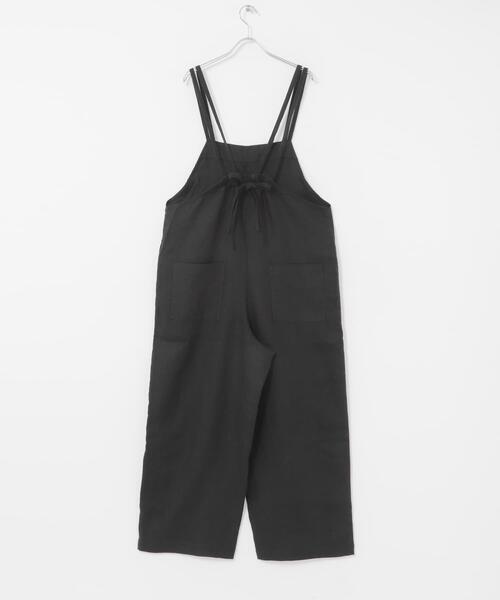 かぐれ（カグレ）の「リネンサロペット（その他パンツ・レディース・チャコールグレー/グレー系その他/ブラック・FREE）」の6枚目の写真