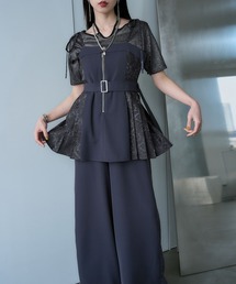 HARE | ジャガードリボンオールインワン(HARE)(つなぎ/オールインワン)