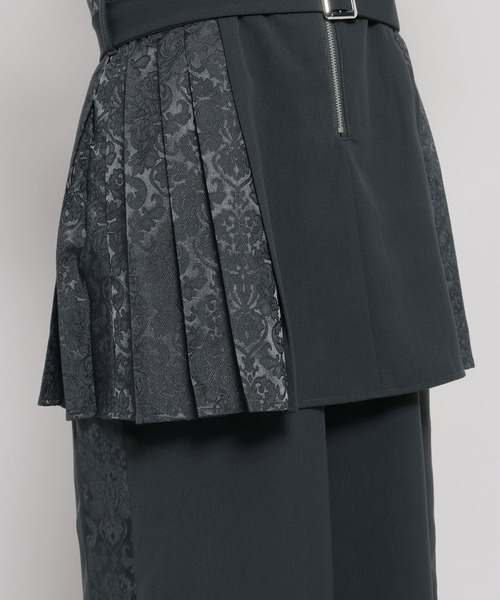 HARE（ハレ）の「ジャガードリボンオールインワン(HARE)（つなぎ/オールインワン・レディース・グレー/ブラック・FREE）」の21枚目の写真