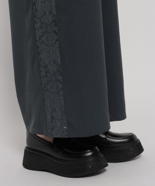 HARE（ハレ）の「ジャガードリボンオールインワン(HARE)（つなぎ/オールインワン・レディース・グレー/ブラック・FREE）」の22枚目の写真