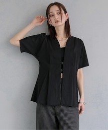 【&g'aime 】ウエストタックチュニック Waist-Tucked Tunic