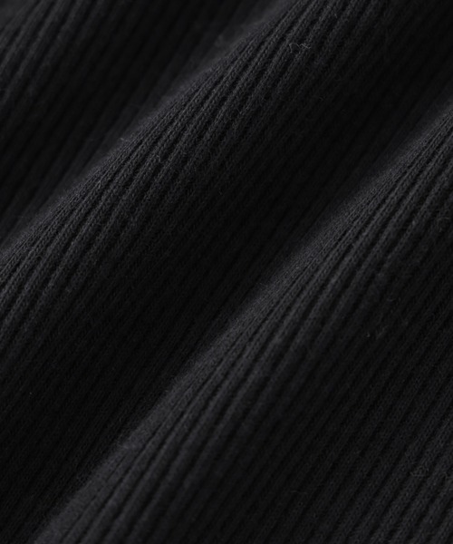NANO universe(ナノユニバース)の「UVカット抗菌防臭吸水速乾イージーケアリブ半袖(Tシャツ/カットソー・レディース・ベージュ/ホワイト/ブラック・FREE)」の4枚目の写真