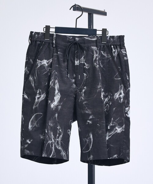 5351 POUR LES HOMMES（ゴーサンゴーイチプールオム）の「【セットアップ対応】スモーク ジャガード ショートパンツ（その他パンツ・メンズ・インディゴブルー/ブラック・50/48/46/44）」の2枚目の写真