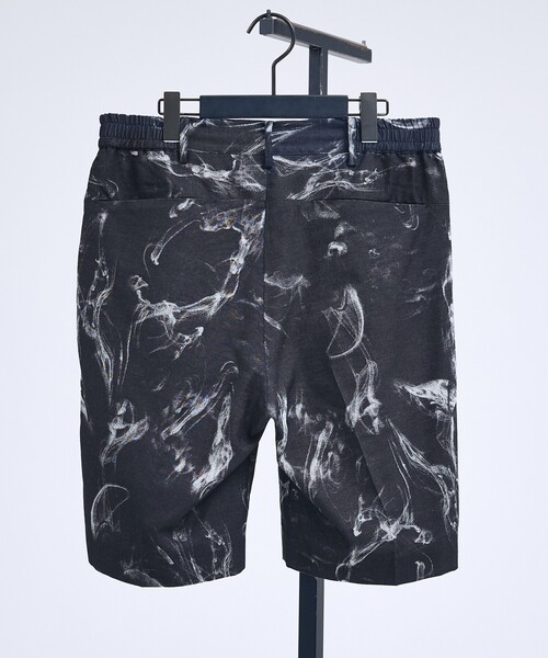 5351 POUR LES HOMMES（ゴーサンゴーイチプールオム）の「【セットアップ対応】スモーク ジャガード ショートパンツ（その他パンツ・メンズ・インディゴブルー/ブラック・50/48/46/44）」の4枚目の写真