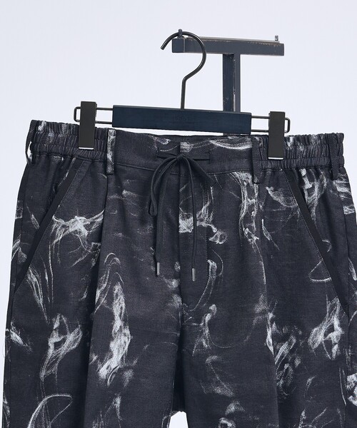 5351 POUR LES HOMMES(ゴーサンゴーイチプールオム)の「【セットアップ対応】スモーク ジャガード ショートパンツ(その他パンツ・メンズ・インディゴブルー/ブラック・50/48/46/44)」の12枚目の写真