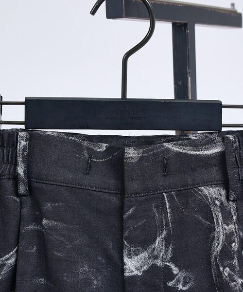 5351 POUR LES HOMMES(ゴーサンゴーイチプールオム)の「【セットアップ対応】スモーク ジャガード ショートパンツ(その他パンツ・メンズ・インディゴブルー/ブラック・50/48/46/44)」の13枚目の写真