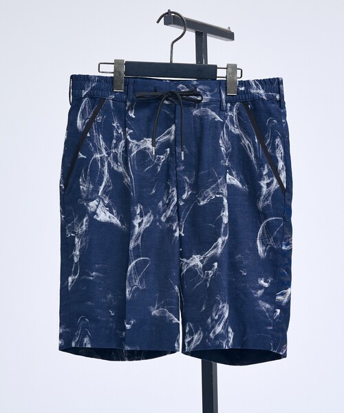 5351 POUR LES HOMMES(ゴーサンゴーイチプールオム)の「【セットアップ対応】スモーク ジャガード ショートパンツ(その他パンツ・メンズ・インディゴブルー/ブラック・50/48/46/44)」の19枚目の写真
