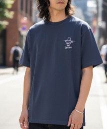 GONZ ART S/S T-SHIRTS/THRASHER スラッシャー  半袖Tシャツ ワンポイントプリント バックプリント ストリート スケーターユニセックス