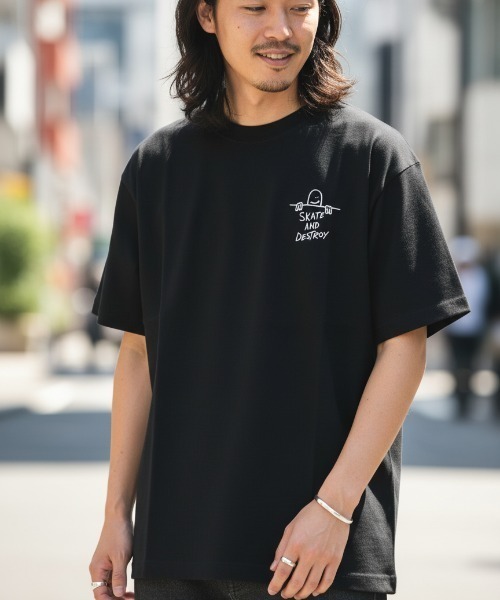 THRASHER(スラッシャー)の「GONZ ART S/S T-SHIRTS/THRASHER スラッシャー 半袖Tシャツ ワンポイントプリント バックプリント ストリート スケーターユニセックス(Tシャツ/カットソー・メンズ・ブラック/ホワイト/パープル系その他・X-LARGE/SMALL/LARGE/MEDIUM)」の8枚目の写真